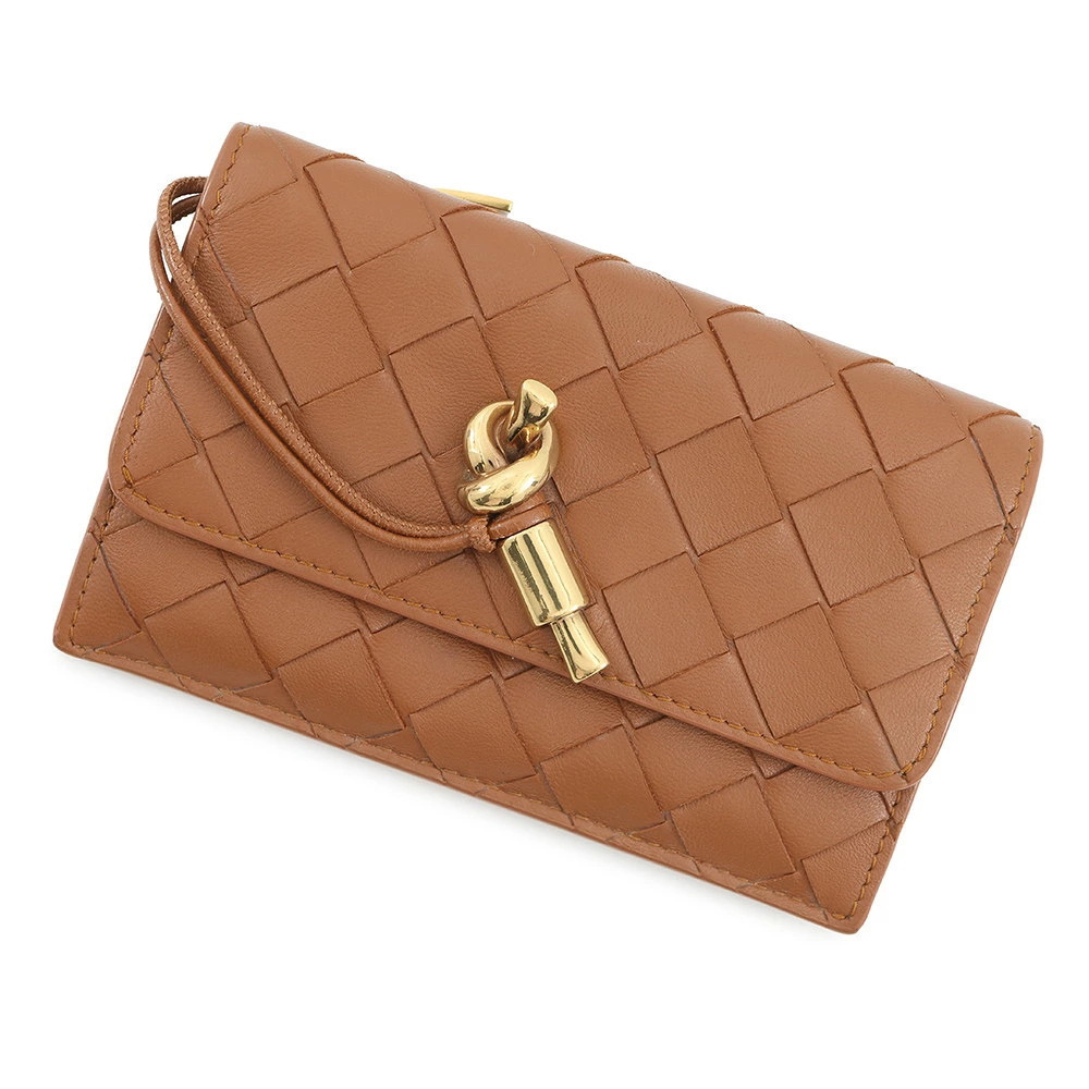 Bottega Veneta coin case Wallet Intrecciato Andiamo Leather Wallet Purse Card